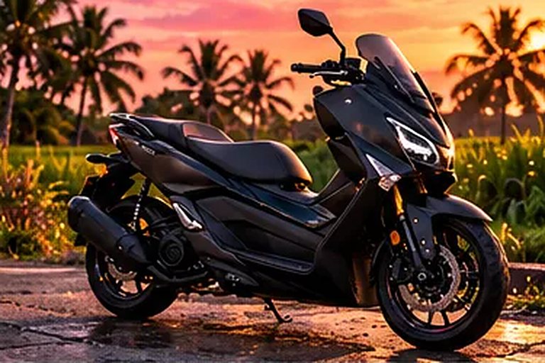 Yamaha NMAX 155 в аренду в Чангу, на закате
